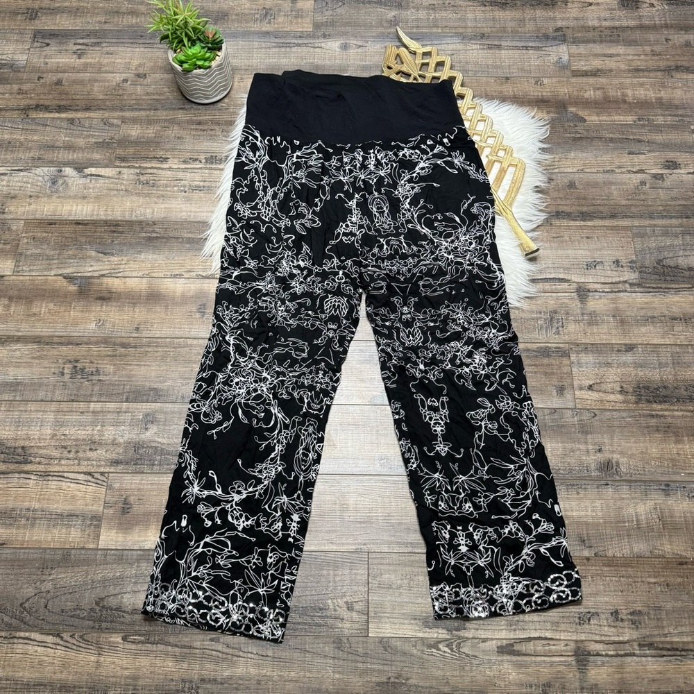 Soft Surroundings Pull On Black Pants